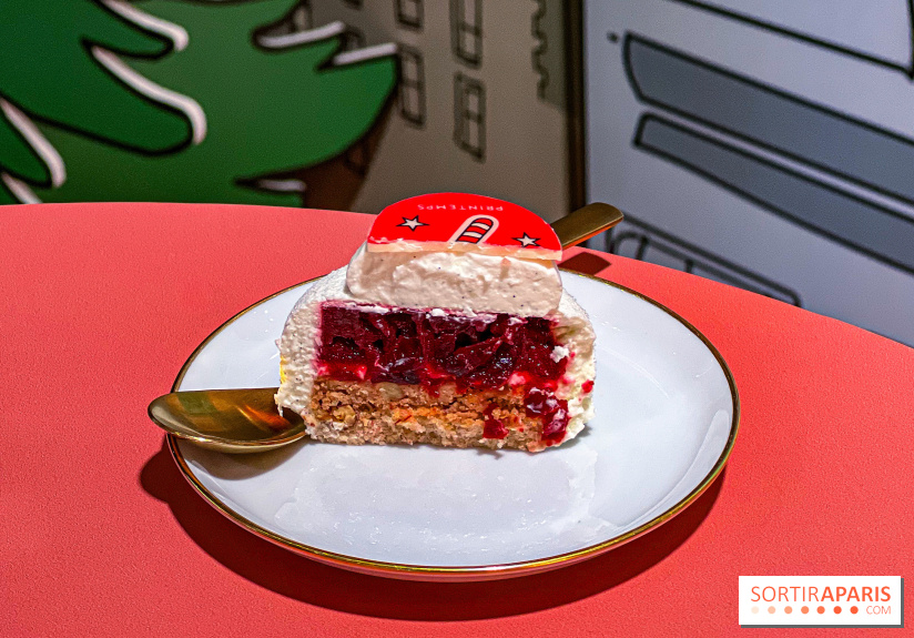 Candy Cake, la Bûche de Noël 2025 du Printemps Haussmann par Bryan Esposito, clin d'œil à New-York - IMG 9561