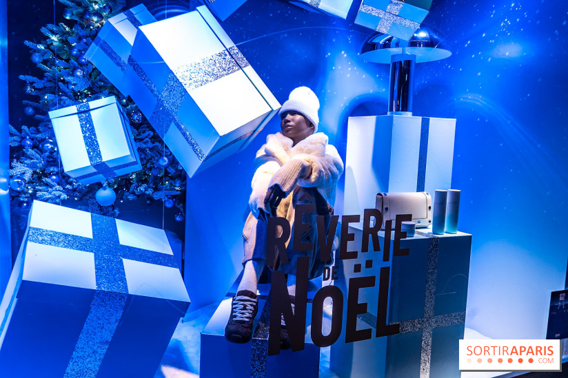 Inauguration des vitrines de Noël du BHV Marais à Paris 2025 avec Vincent Niclo et Vitaa - photos - A7C01495
