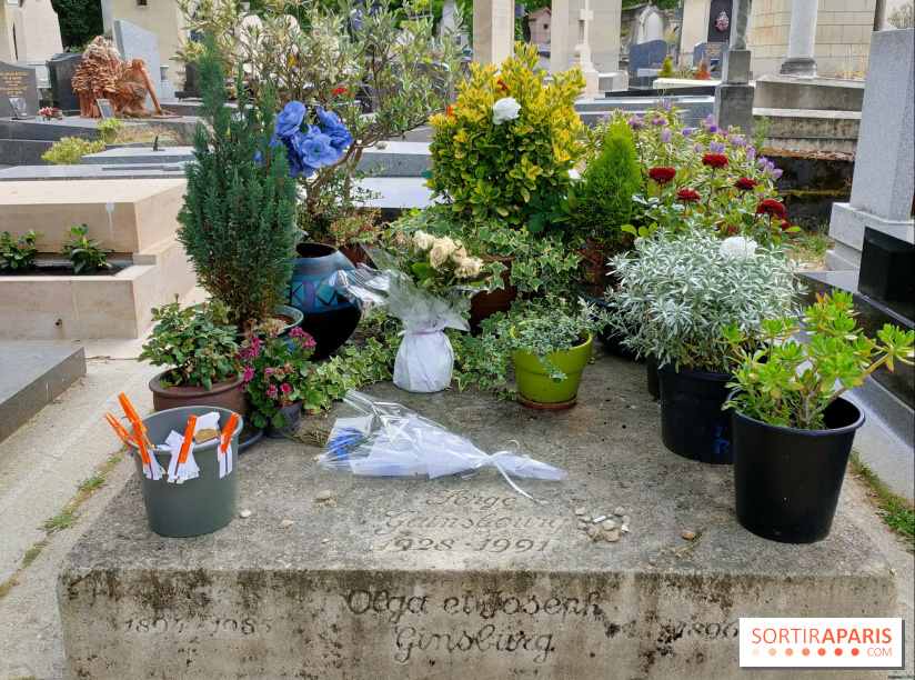 Visuels Paris - Tombe Serge Gainsbourg