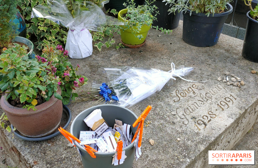 Visuels Paris - Tombe Serge Gainsbourg