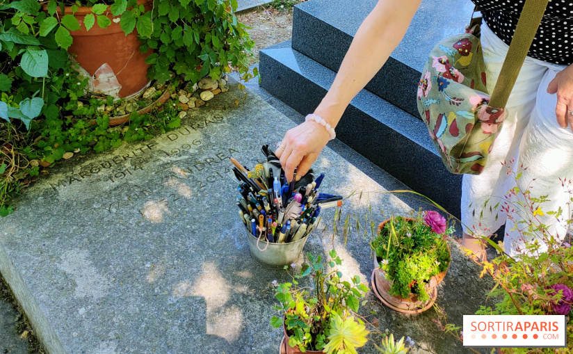 Visuels Paris - Tombe Marguerite Duras 