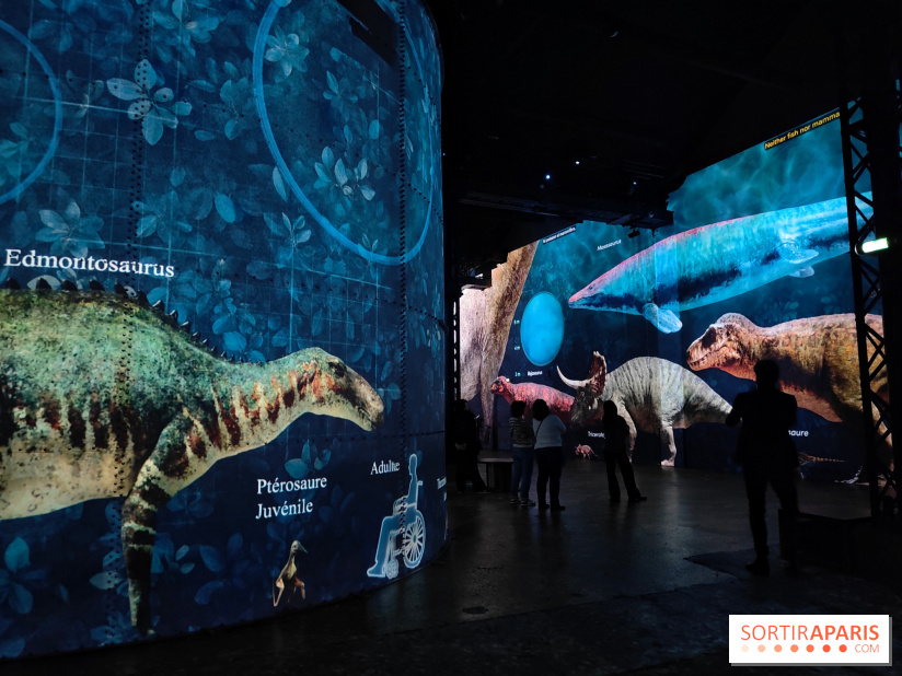 Dinosaures : l'expérience immersive qui nous fait remonter le temps à l'Atelier des Lumières, photos