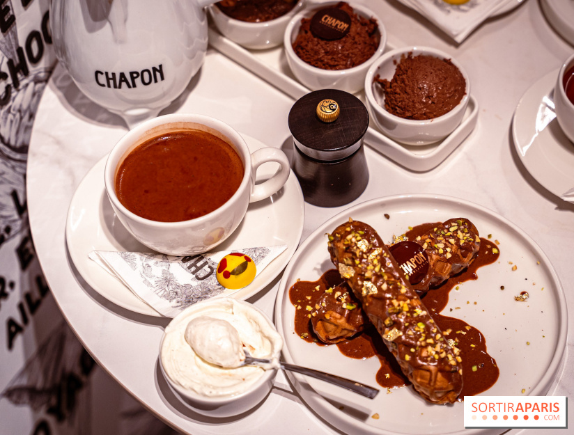 salon de thé chocolatier Chapon Saint-Germain-En-Laye - Yvelines:  chocolat chaud et gourmandises - photos - A7C01903 2
