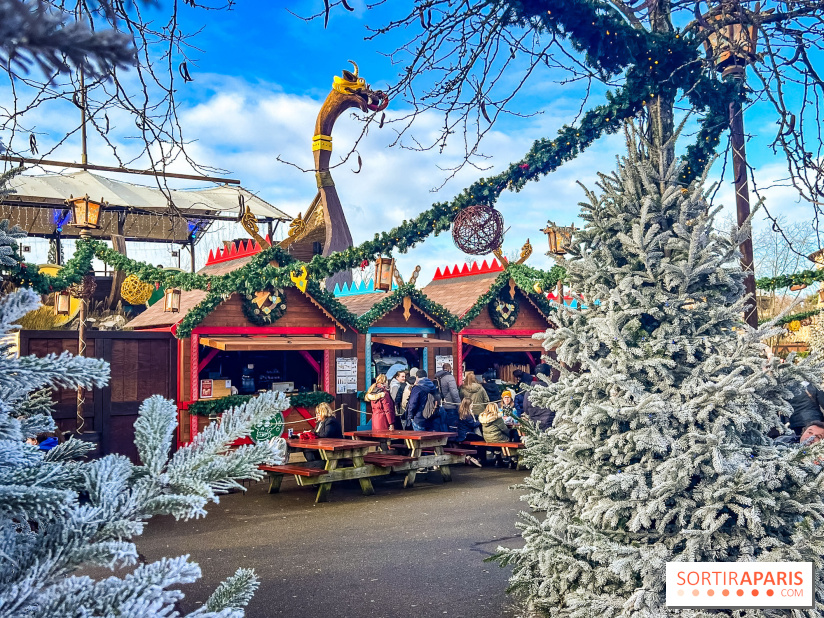 Noël au Parc Astérix 2025, patinoire et marché de Noël  - IMG 7514