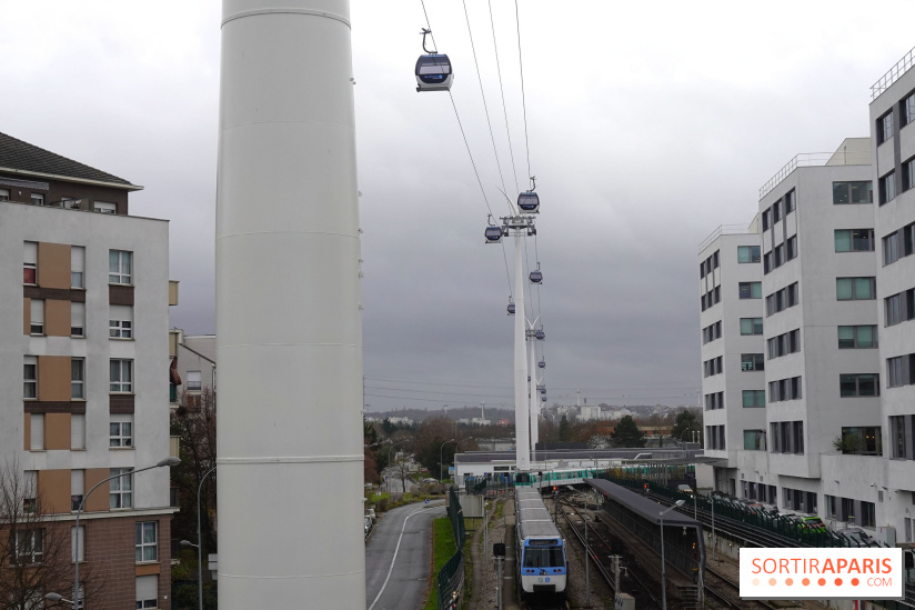 Câble C1 : le premier téléphérique d'Île-de-France - nos photos
