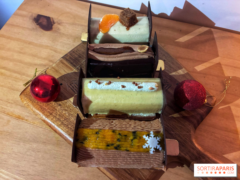Bûches de Noël végétales de La Mauvaise Herbe