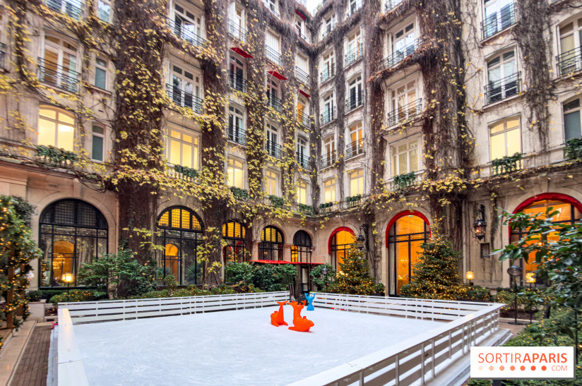 Noël 2025 au Plaza Athénée : tea time festif en famille, patinoire enchantée et chalet-raclette - IMG 4226