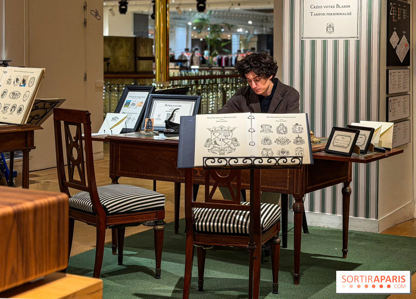 Ex Libris : votre tampon personnalisé et gravé à la main au Bon Marché Rive Gauche pour les fêtes - IMG 3572