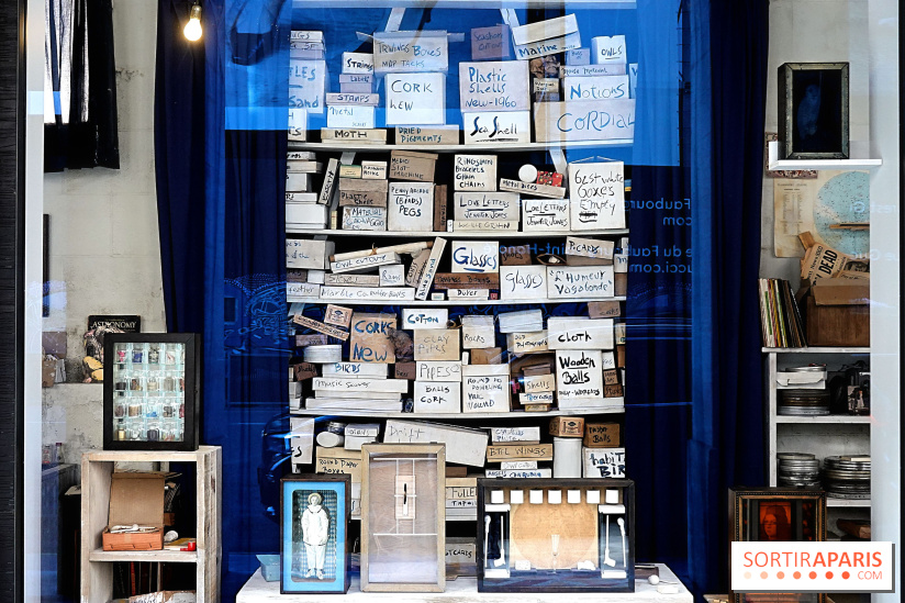 L'atelier de Joseph Cornell recréé par Wes Anderson à la galerie Gagosian