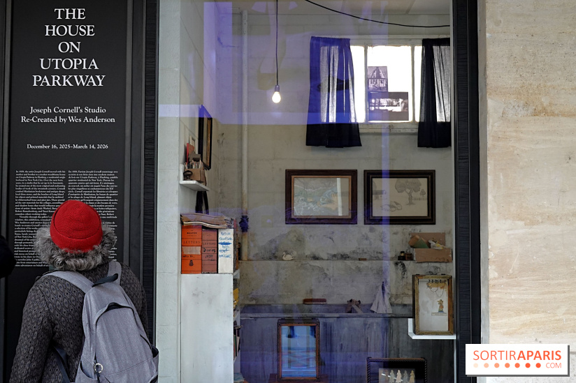 L'atelier de Joseph Cornell recréé par Wes Anderson à la galerie Gagosian