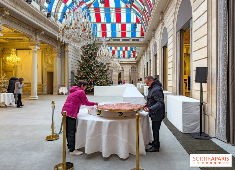 La Galette des Rois 2026 de l'Élysée, fabriquée par la Boulangerie Le Moulin de la Croix Nivert - IMG 7473