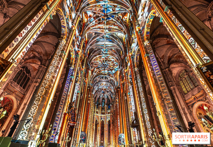 L'Odyssée Céleste à l'église Saint-Eustache à Paris, le nouveau spectacle Luminiscence 