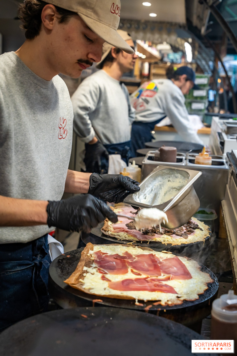 Lulu Crêperie, le comptoir de crêpes et galettes bretonnes du Marais au Marché des Enfants Rouges - A7C05430