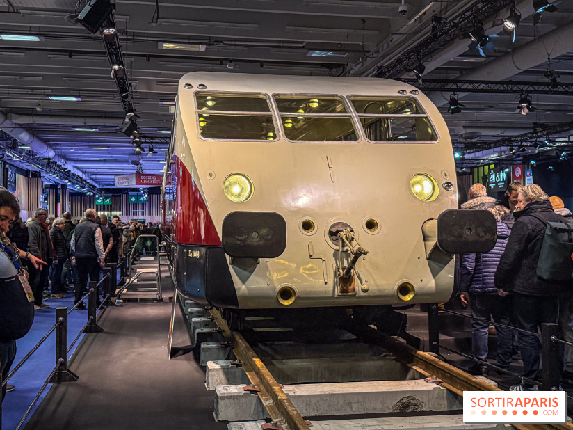 Salon Rétromobile 2026 à Paris - train Bugatti