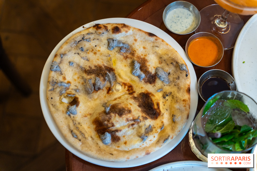 Andaaz restaurant indien Paris 17e - naan truffe