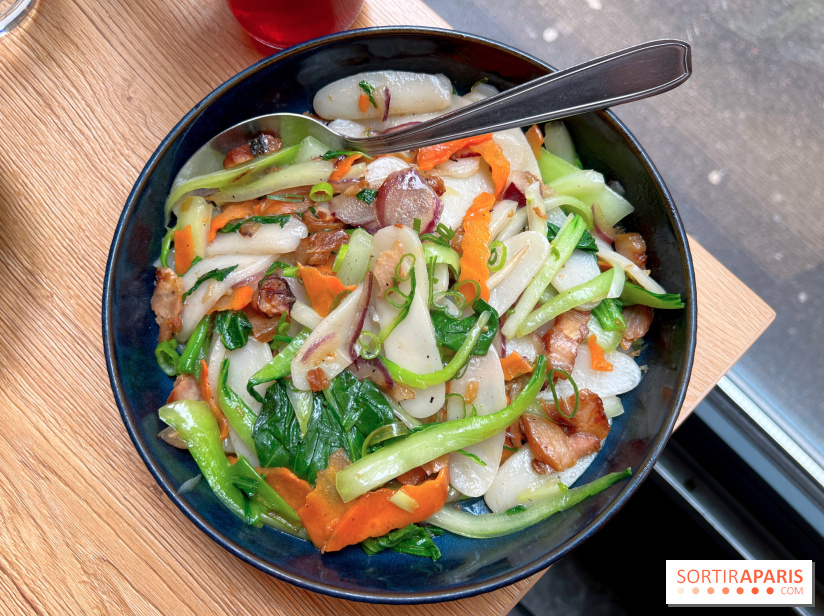 Horiz - Pâtes du bonheur au porc laqué