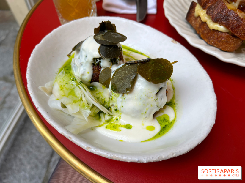 Chez Carrie - Polpette de courge, shiitake, ricotta fumée