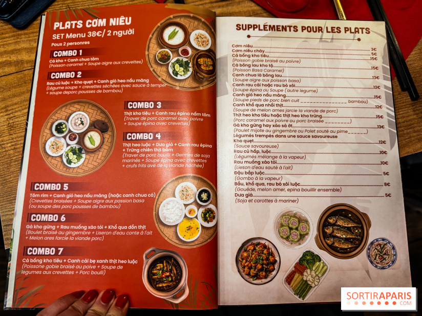 Cơm Niêu Quán, le nouveau restaurant vietnamien Paris 13e - carte - menu