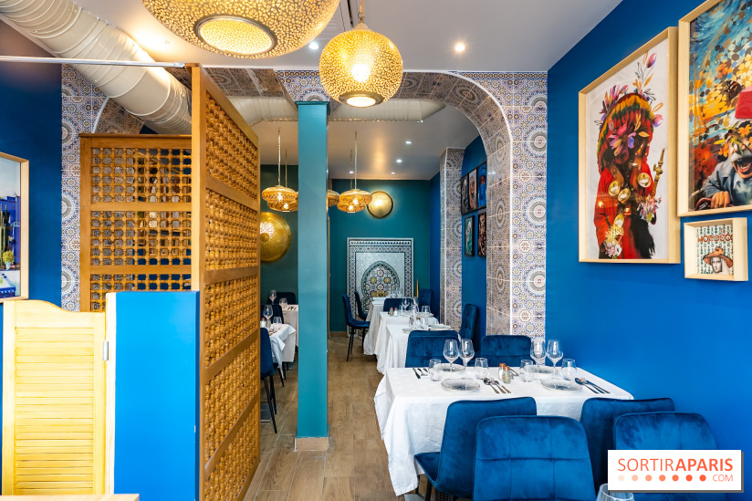 Gamra, le restaurant marocain Paris 17e - salle