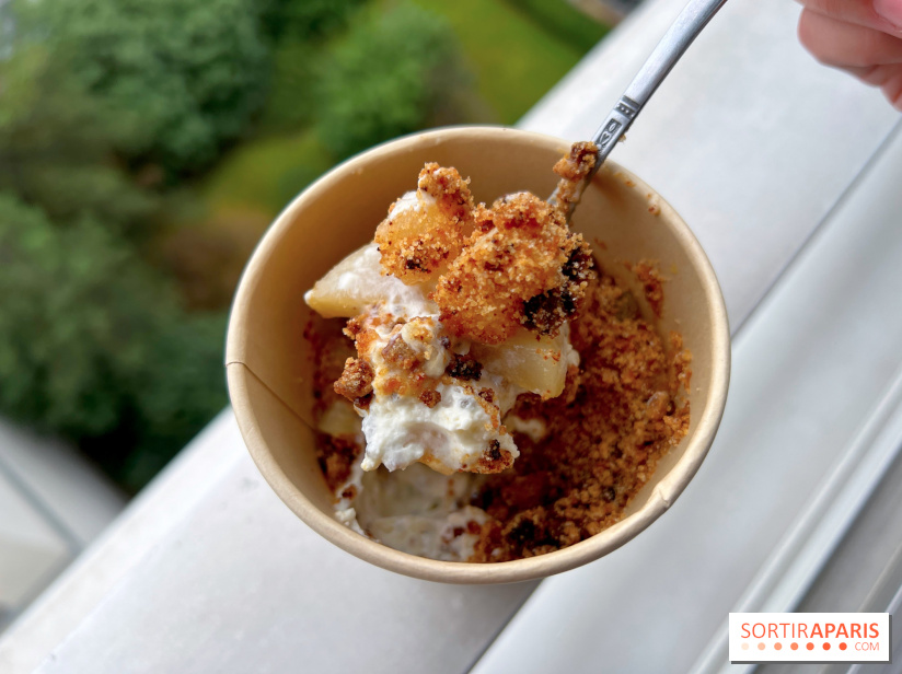 Trigo - Mascarpone, poire, crumble