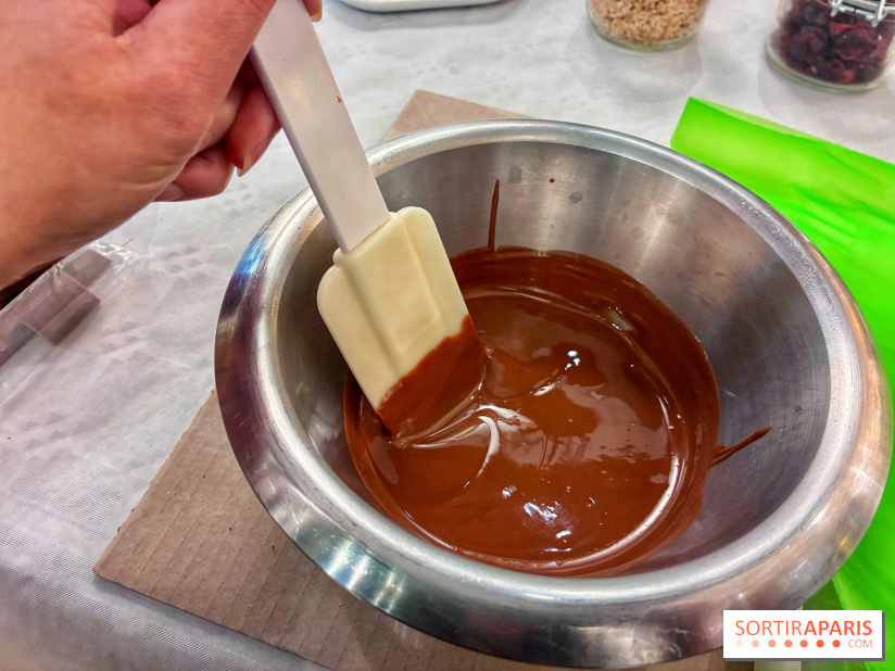 Atelier fabrication de tablettes Mon Jardin Chocolaté