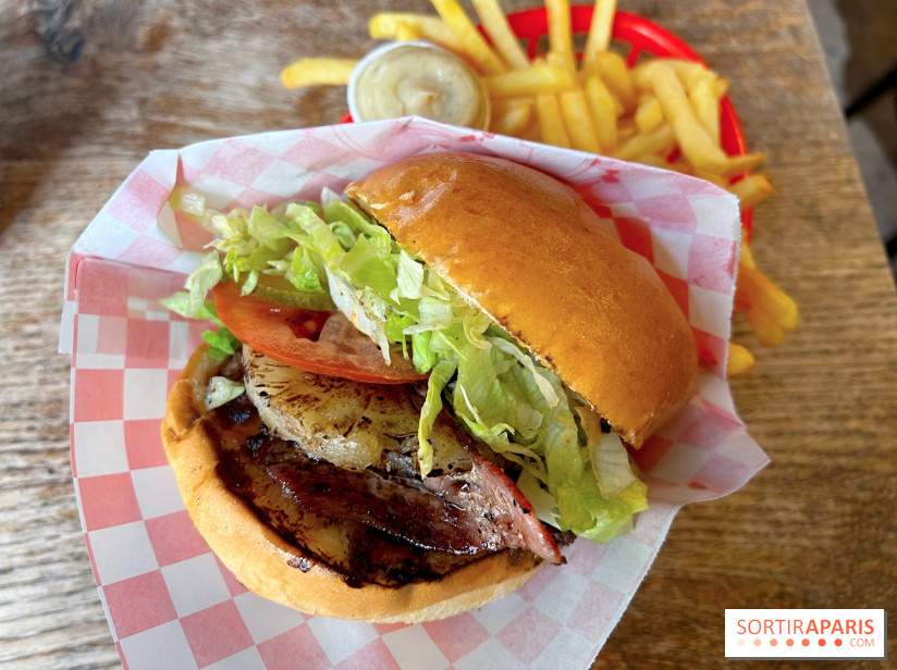 Numéro 10 - Smash burger ananas