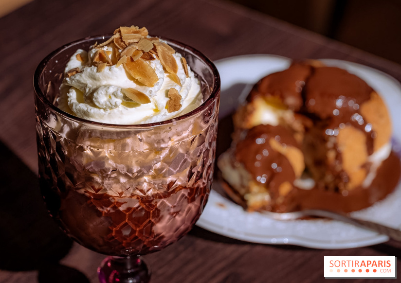 L'Auberge Nouvelle restaurant à Tremblay-sur-Mauldre dans les Yvelines - photos - poire belle Hélène 