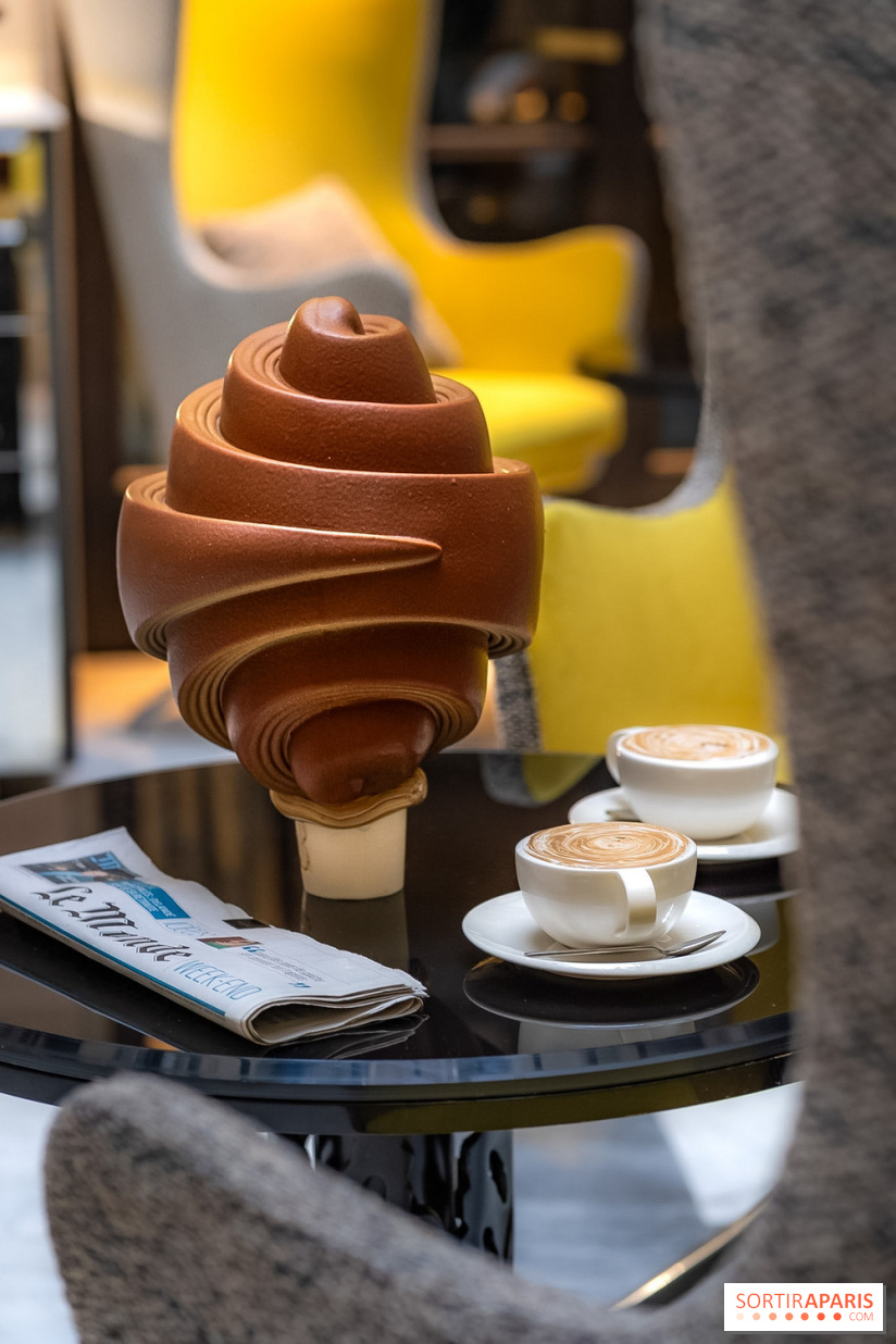 L'oeuf de Pâques du Burgundy 2026 par Léandre Vivier : le café-croissant - photos
