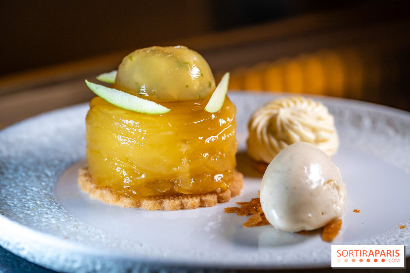 Rivages restaurent de la mer du Scribe Opéra Paris 9e, les photos - tarte tatin