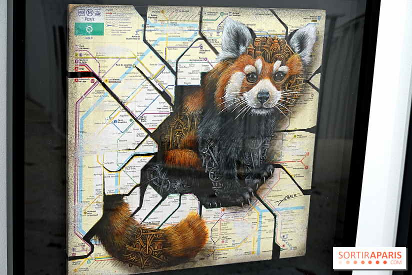 BON PLAN, l'expo de street art autour du plan de métro à Paris - nos photos