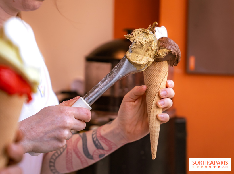 LaCrèma gelato, glacier artisanal près du Jardin du Luxembourg et du Panthéon - photos - A7C03471
