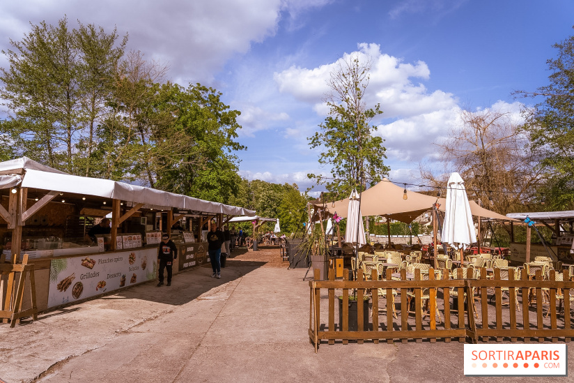 La terrasse du Moulin de Nemours, la guinguette estivale en bord de Loing 77