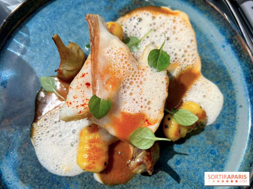 Rooster - Lotte, gnocchis, lard de Colonnata