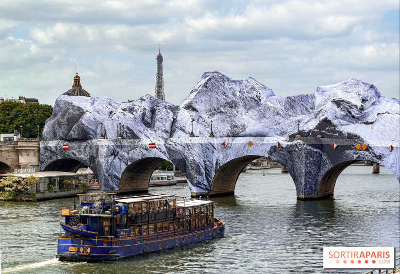 La Caverne du Pont Neuf : le montage de l’installation géante de JR démarre à Paris
