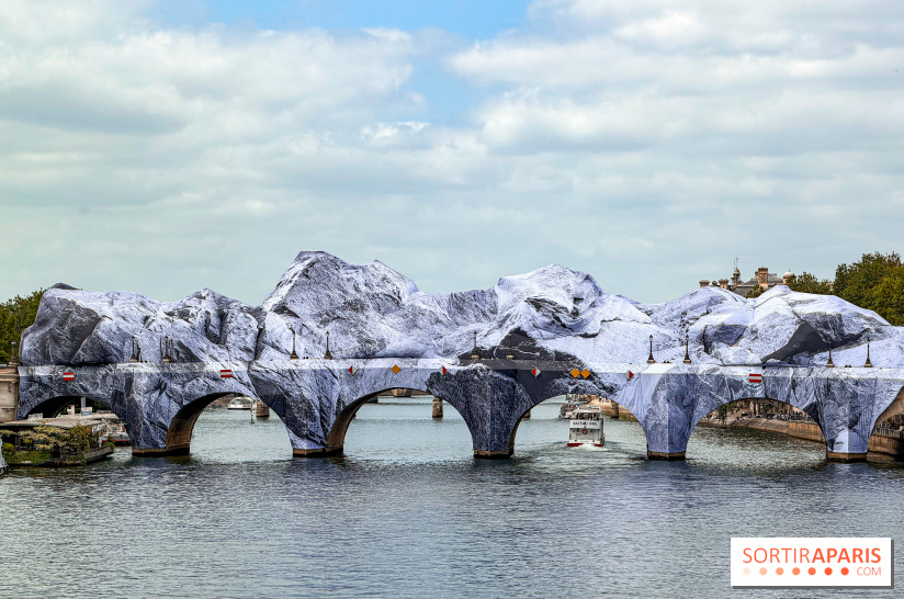 La Caverne du Pont Neuf : le montage de l’installation géante de JR démarre à Paris