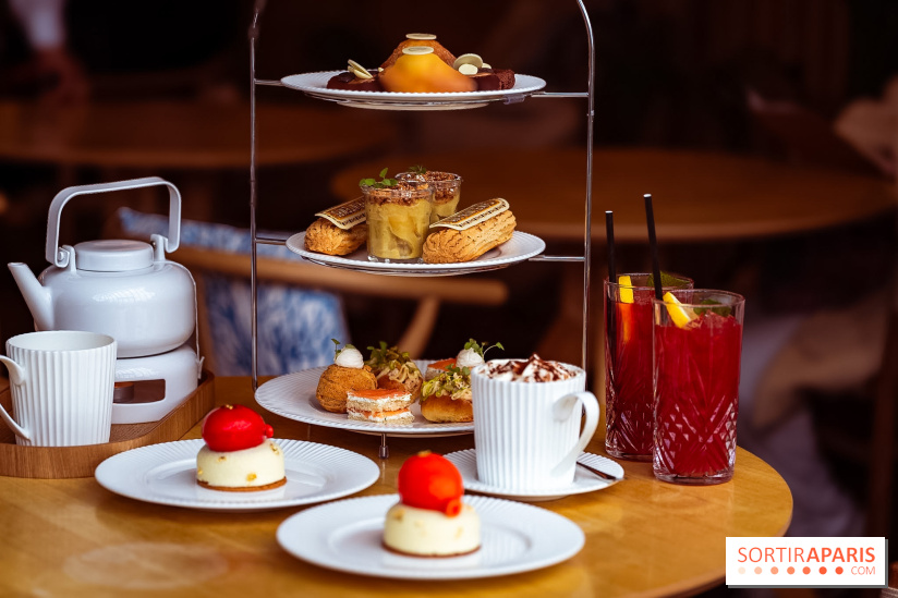 Le tea time de printemps été du Printemps au Bleu Coupole par Bryan Esposito et Xavier Pistol