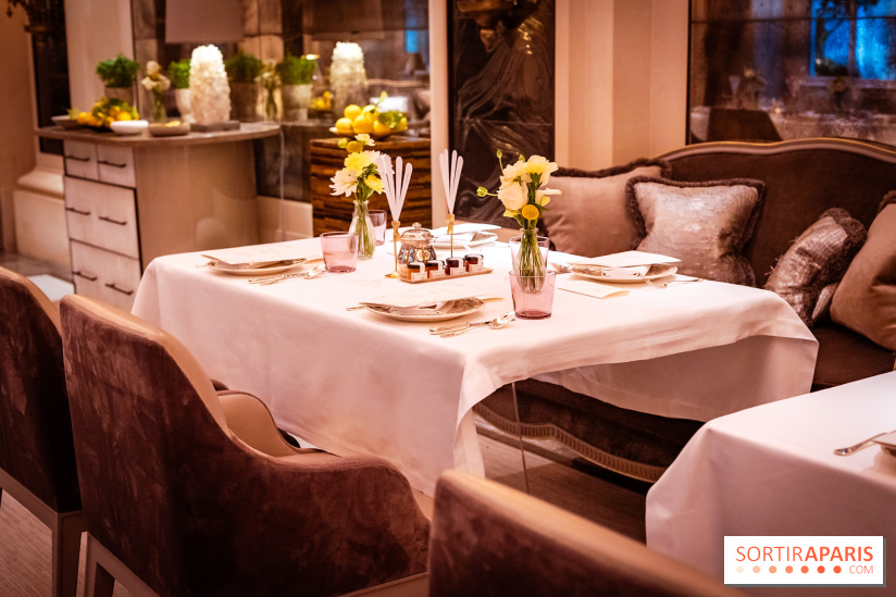 Tea time sensoriel de Matthieu Carlin à l'Hôtel de Crillon - les photos