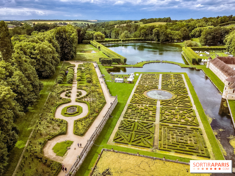 Le Domaine de Villarceaux et ses deux châteaux - photos - DJI 0032 D