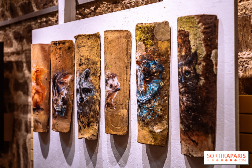 Exposition street art Sax à l’église de la Madeleine - les photos - bois