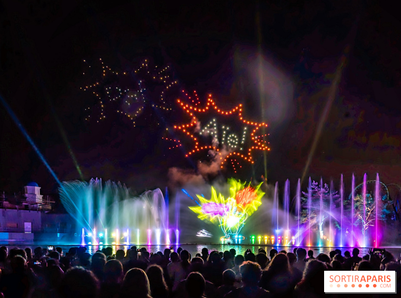 Parc Astérix : spectacle de drones, jets d'eau et feux d'artifice et nouveautés 2026, les photos - aïe