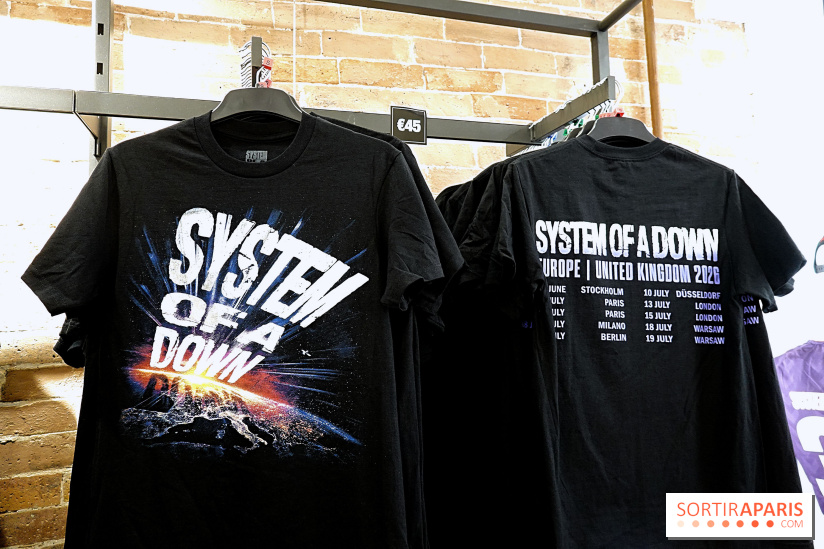 Pop-up store System of a Down à Paris - nos photos