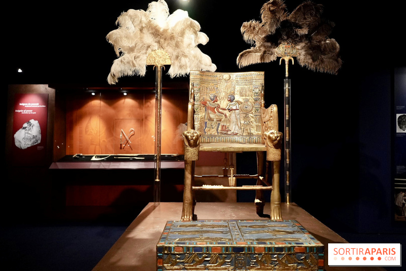 Le trône royal de Toutânkhamon à Paris - Toutankhamon : son tombeau et ses trésors