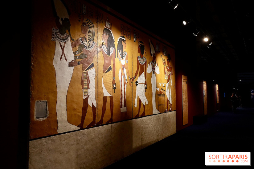 Les figures peintes de la chambre funéraire - Toutankhamon : son tombeau et ses trésors