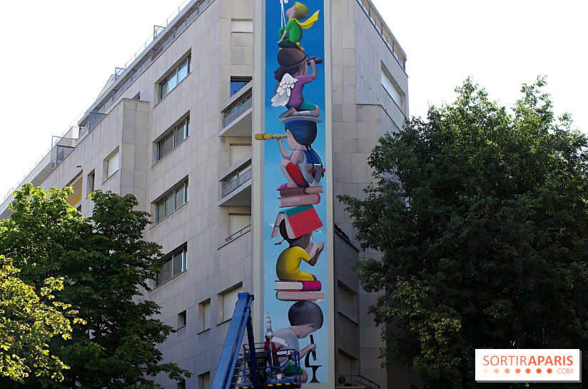 Seth, nos photos de sa nouvelle fresque monumentale à admirer dans le 19e à Paris - Seth 5