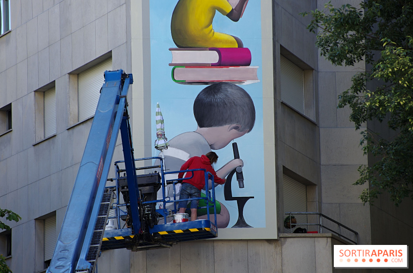 Seth, nos photos de sa nouvelle fresque monumentale à admirer dans le 19e à Paris - Seth 7