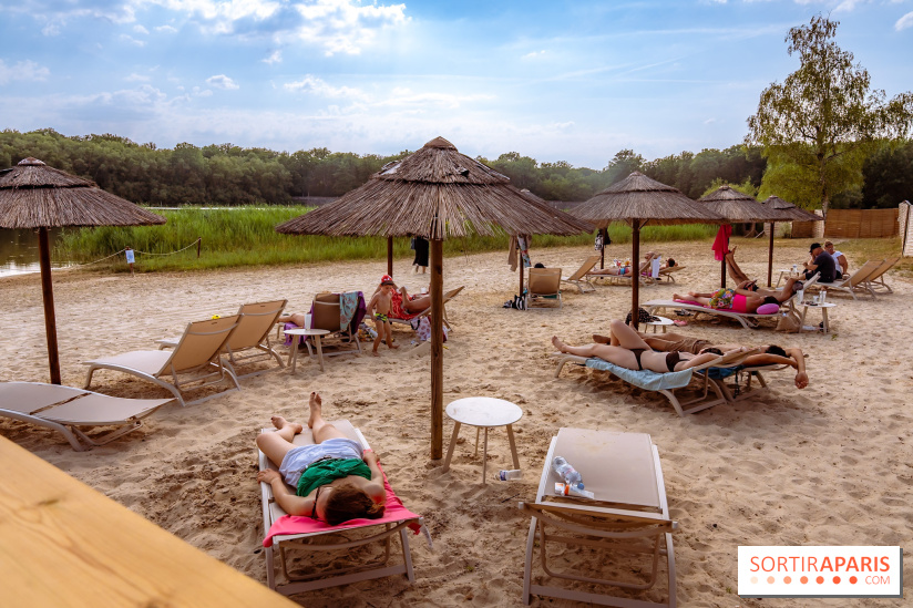 La plage et guinguette des Étangs de Hollande - photos