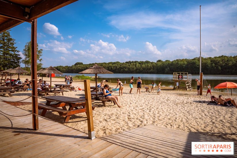 La plage et guinguette des Étangs de Hollande - photos