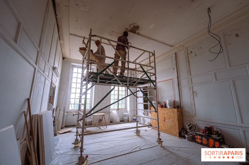 Le château de Plaisir dans les Yvelines se transforme en conservatoire - photos