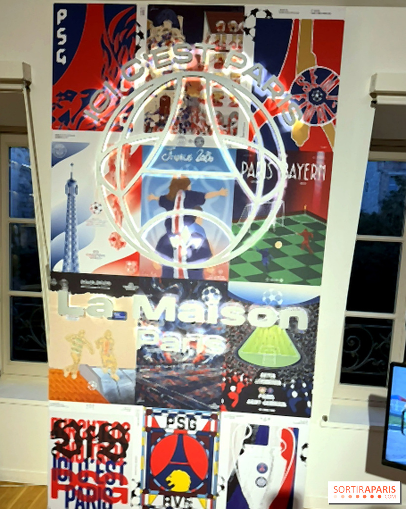 Ici C’est Paris La Maison : nos photos du pop-up gratuit du PSG à Paris - L’installation artistique du pop-up PSG