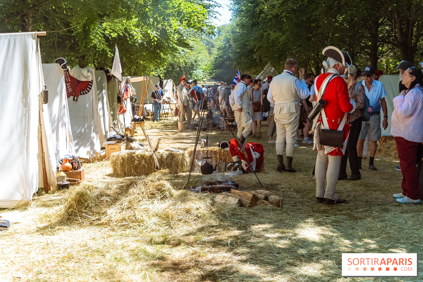 L'Amérique et Versailles, les photos du plus grand campement et reconstitution historique